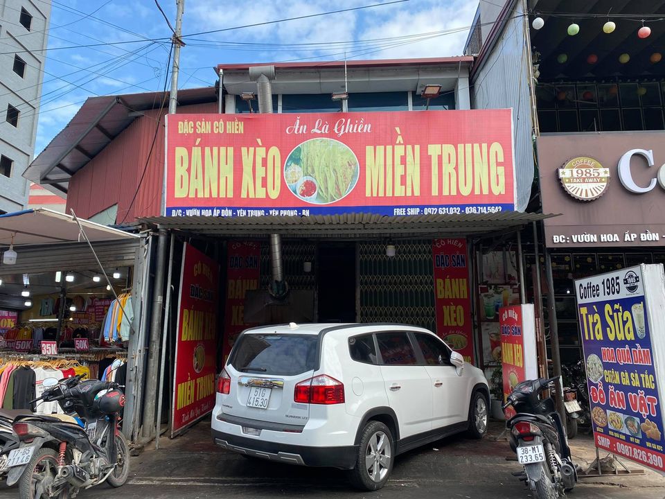 Quán bánh xèo nơi 2 nhân viên bị bạo hành.