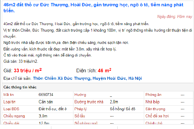 Người mua dễ dàng tìm thấy hàng trăm thông tin bán đất tại các huyện vùng ven&nbsp;nhưng mức giá không hề rẻ