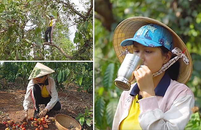 Hình ảnh người đẹp hoa hậu giản dị đi làm vườn được khán giả khen ngợi vừa toát lên sức sống khỏe khoắn vừa gần gũi với khán giả.