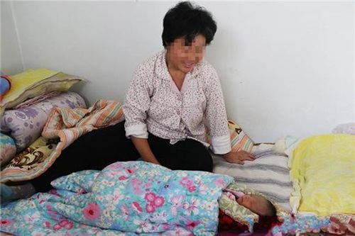 Chị Mai sau khi sinh con lần 2.