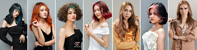 Các mẫu tóc trong BST G5 Collection 2021
