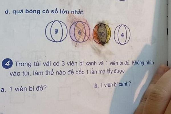 Bài toán lớp 1 được cho là có liên quan đến xác suất thống kê từng khiến phụ huynh "đau đầu".