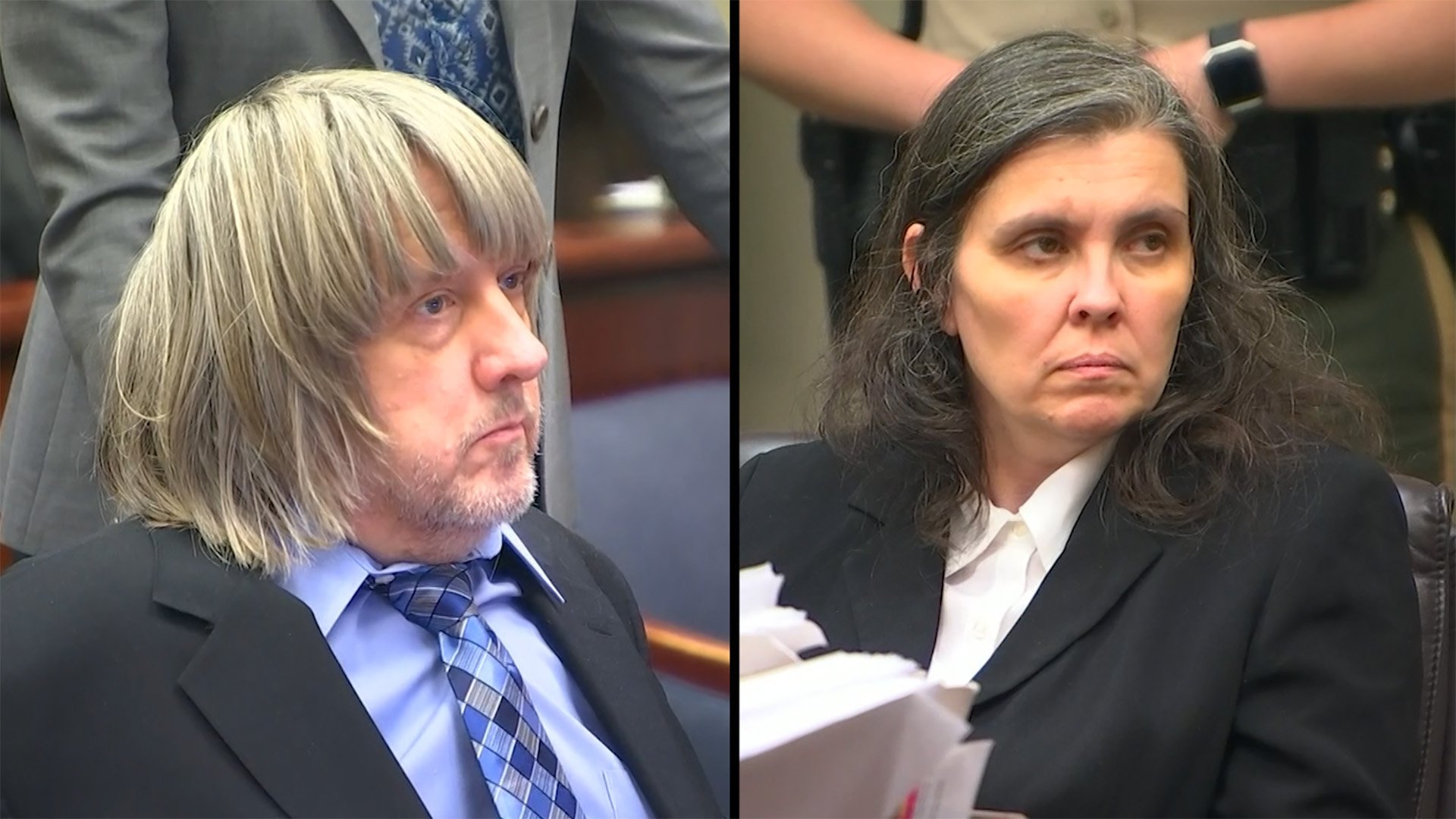 David Turpin và Louise Turpin tại tòa.