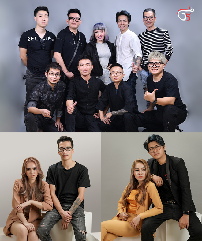 Các thành viên NTMT nhóm G5 thực hiện BST G5 Collection 2021