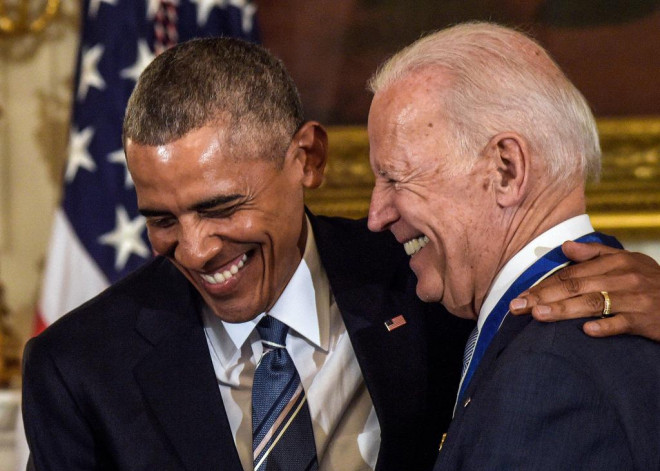 Ông Joe Biden và cựu Tổng thống Barack Obama. Ảnh: New York Times