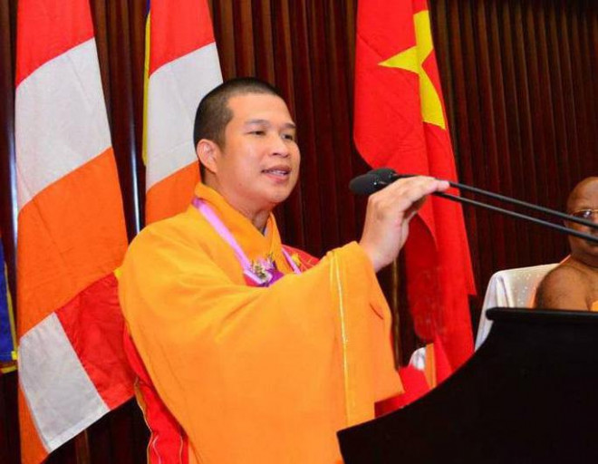 Ông Phạm Văn Cung, nguyên trụ trì chùa Phước Quang. Ảnh: Facebook