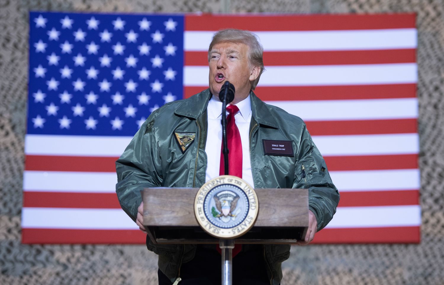Dưới thời Tổng thống Trump, quân đội Mỹ không tham gia vào bất cứ cuộc xung đột mới nào (ảnh: AP)