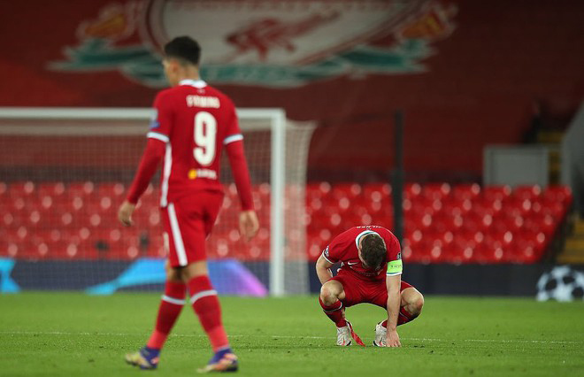 Liverpool nhận thất bại thảm hại&nbsp;trước Atalanta