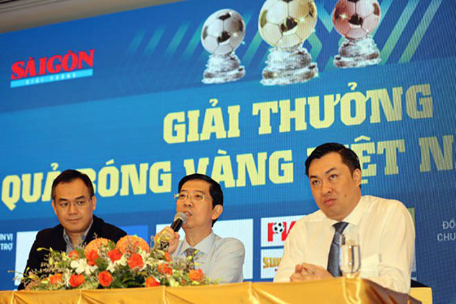 Lễ họp báo giới thiệu danh hiệu Quả bóng vàng Việt Nam 2020 diễn ra sáng 26/11 tại TP.HCM.
