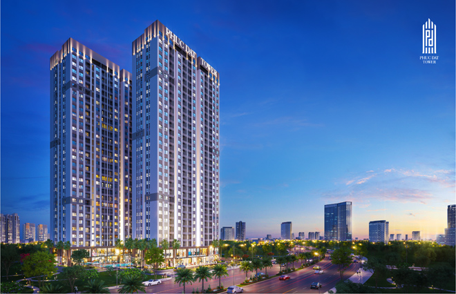 Phuc Dat Tower hút khách bởi vị trí đắc địa ngay mặt tiền đại lộ Phạm Văn Đồng nối dài