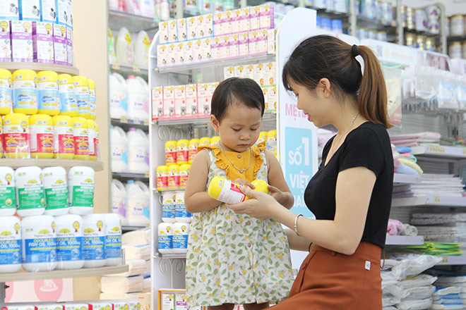 Các sản phẩm Nature’s Way đang được bán tại các chi nhánh thuộc hệ thống siêu thị mẹ và bé Bibo Mart
