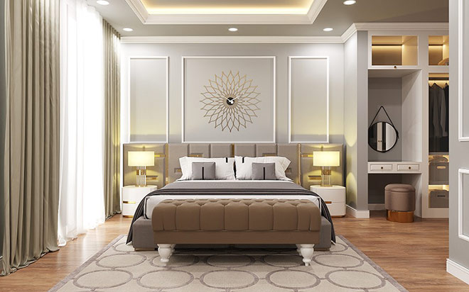 Phòng ngủ sang trọng, tinh tế