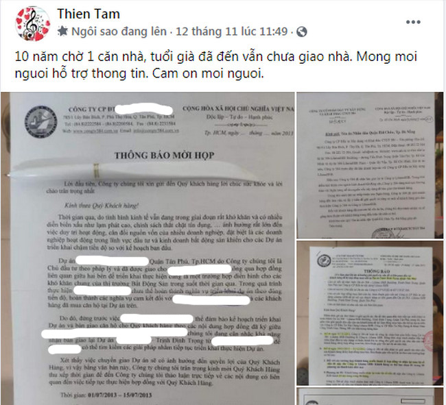 Cô giáo dạy nhạc cho biết đã mòn mỏi 10 năm chờ đợi nhưng chưa biết khi nào mới nhận được căn hộ của mình