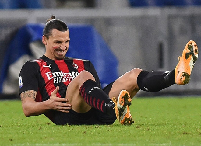 AC Milan sẽ không có sự phục vụ của Ibrahimovic vì chấn thương