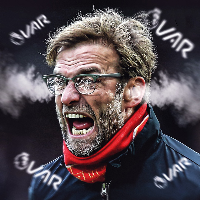 Klopp đang phát điên với VAR ở ngoại hạng Anh.