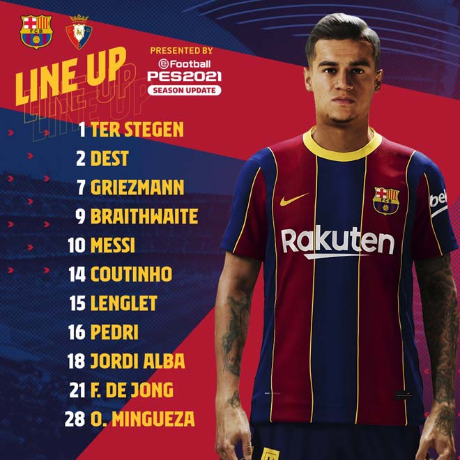 Trực tiếp bóng đá Barcelona - Osasuna: Không có bàn thắng thứ 5 (Hết giờ) - 1