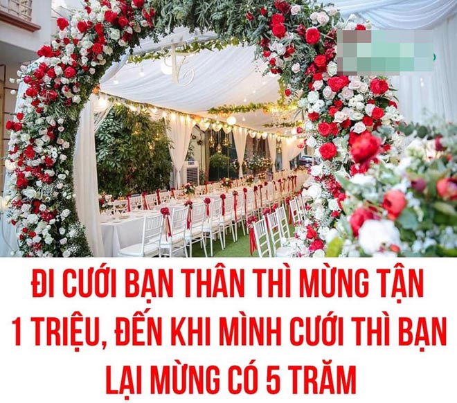 Cô dâu bức xúc khi bạn thân mừng cưới không thỏa đáng (ảnh minh họa)