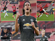 Bóng đá - Ngỡ ngàng hàng công MU: Cavani ăn đứt &quot;tam tấu&quot;, Martial - Greenwood vô hại