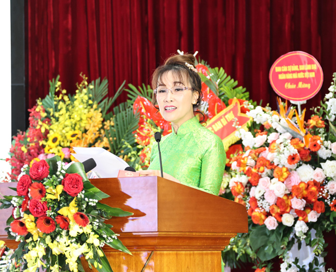 Bài phát biểu truyền cảm hứng của nữ tỉ phú tại Đại hội thi đua yêu nước ngành Ngân hàng - 1