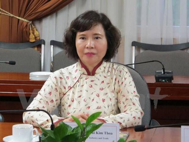 Bà Hồ Thị Kim Thoa khi còn công tác (ảnh TTXVN).