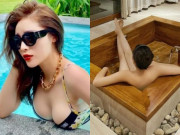 Đời sống Showbiz - &quot;Hoa hậu hút thuốc bị chỉ trích&quot; khoe ảnh bán nude &quot;đốt mắt&quot; người nhìn