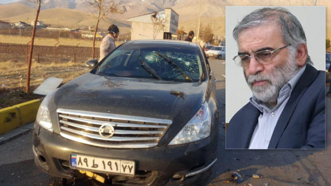 Nhà khoa học hạt nhân Iran bị ám sát ngày 27/11. Ảnh: Al Jazeera