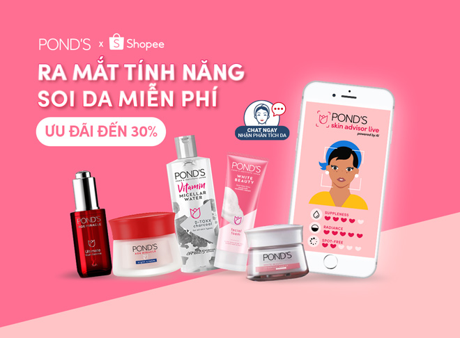 POND’S hợp tác cùng Shopee giới thiệu trải nghiệm “Chăm sóc da thông minh” - 1