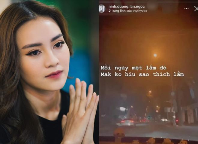Ninh Dương Lan Ngọc thể hiện tâm trạng buồn bã trên trang cá nhân&nbsp;