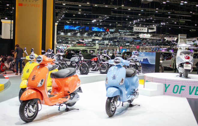 Nhiều mẫu xe ga Vespa đẹp, đặc biệt xuất hiện tại Motor Expo 2020.