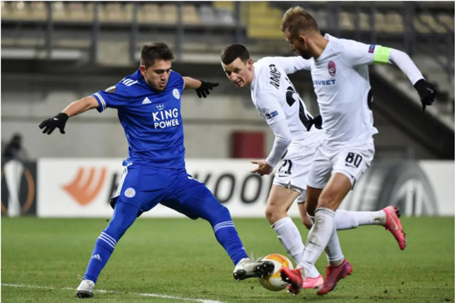 Thiếu nhiều trụ cột, Leicester gặp khó tại Europa League