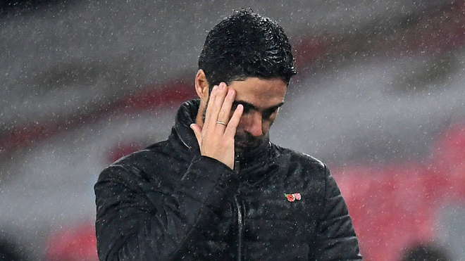 Mikel Arteta đang đứng trước nguy cơ bị sa thải