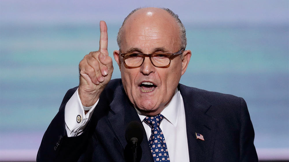 Rudy Giuliani, luật sư riêng của ông Trump. Ảnh: AP