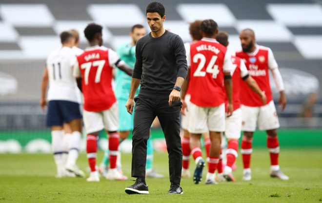 Arsenal của HL Arteta đang gặp nhiều vấn đề