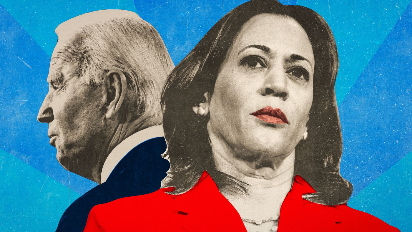 Ông Joe Biden và phó tướng Kamala Harris. Ảnh: Ringer Illustration/Getty