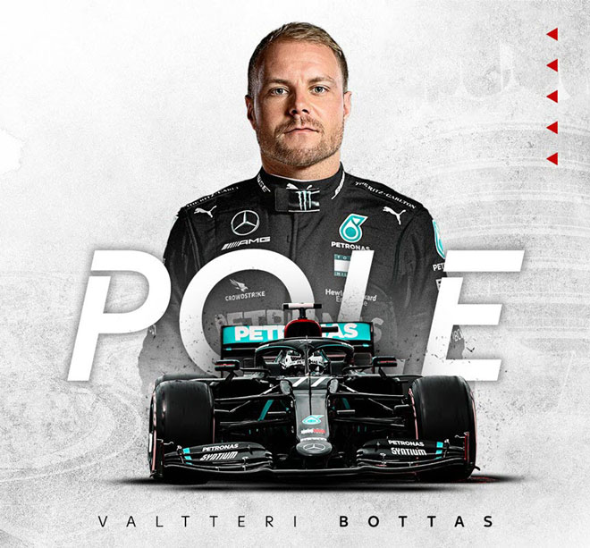 Valtteri Bottas đoạt pole Sakhir GP 2020