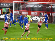 Bóng đá - Video Sheffield United - Leicester: Bước ngoặt cuối trận, vỡ òa Vardy