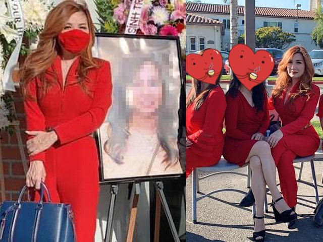 Vợ cũ Bằng Kiều bị chỉ trích vì mặc váy đỏ sặc sỡ xuất hiện ở đám tang: Sự thật bất ngờ