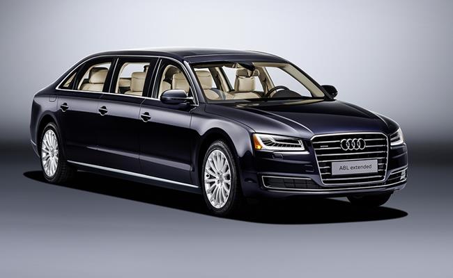 Audi A8L extended là một siêu phẩm Limousine thuộc hãng Audi đến từ Đức. Mẫu xe này được độ lên dựa trên khung sườn của chiếc Audi Space Frame.
