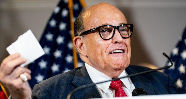 Luật sư Rudy Giuliani. Ảnh: The New York Times