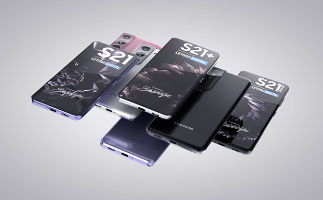 Ảnh concept bộ ba Galaxy S21.