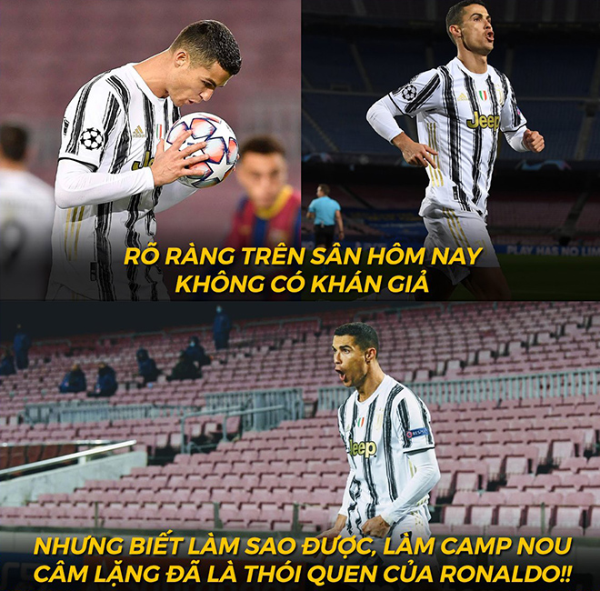 "Bán hành" cho Barca là thói quen của Ronaldo rồi.