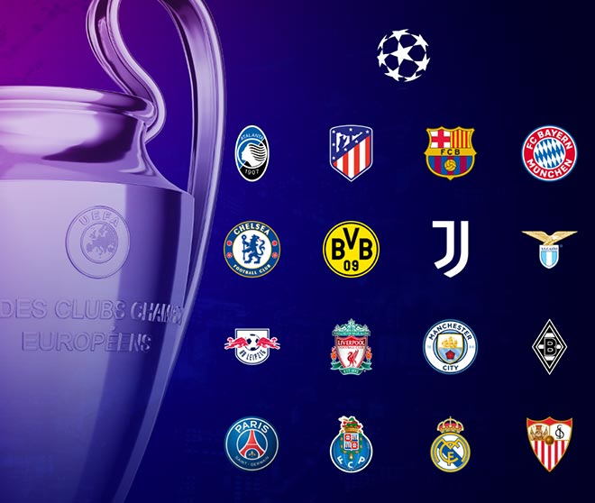 16 CLB sẽ thi đấu vòng 1/8 Champions League
