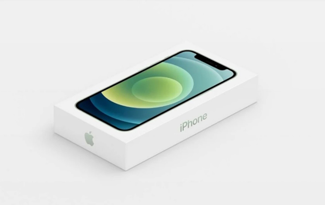 Vì trang bị ít phụ kiện đi kèm nên hộp của iPhone 12 nhỏ hơn đáng kể.