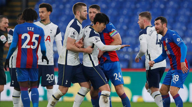 Tottenham bị Crystal Palace cầm hòa ở vòng đấu trước