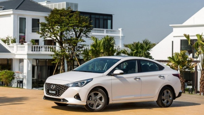 Ngoại thất của Hyundai Accent 2021 có một số điều chỉnh so với phiên bản trước