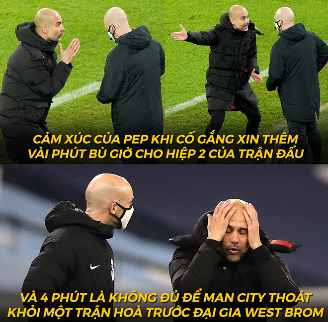 Man City bị cầm chân đáng tiếc.