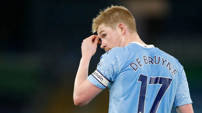 De Bruyne đã rất cố gắng nhưng đồng đội của anh quá phung phí cơ hội