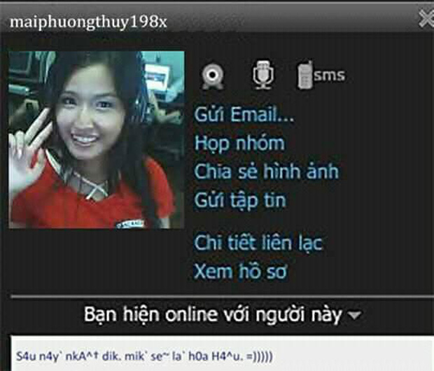 Mai Phương Thúy khi còn dùng nick Yahoo và lời "tiên đoán"