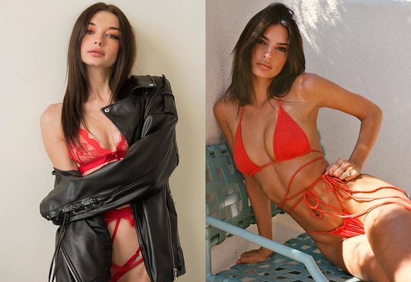 Monica Ollander được nhận xét là có vẻ ngoài có nhiều nét hao hao người mẫu Anh&nbsp;Emily Ratajkowski.