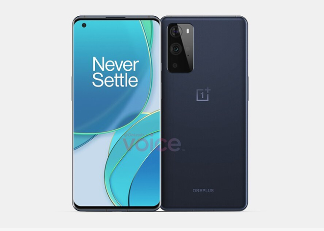 Ảnh render OnePlus 9 Pro.